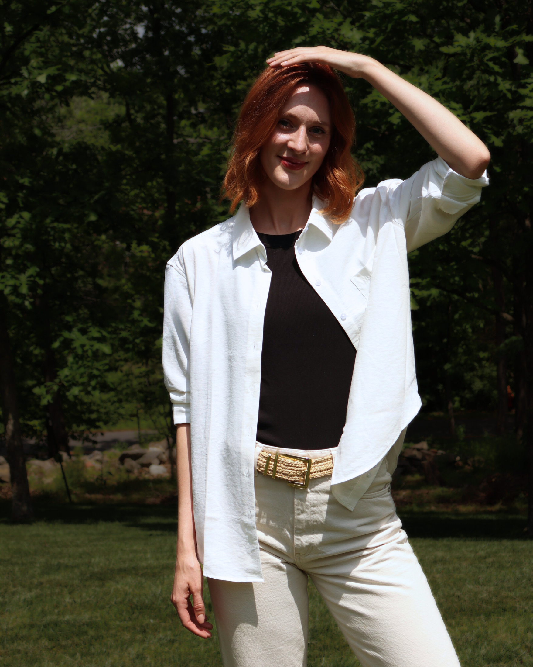 UPF sun protection shirt for women. Fashionable UPF.