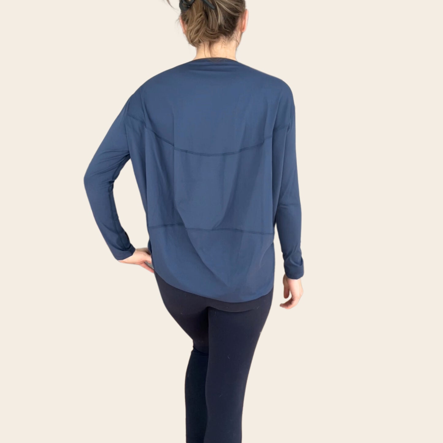 The Teton, Ultra Lightweight UPF 50+ Long-sleeve shirt in Navy Blue