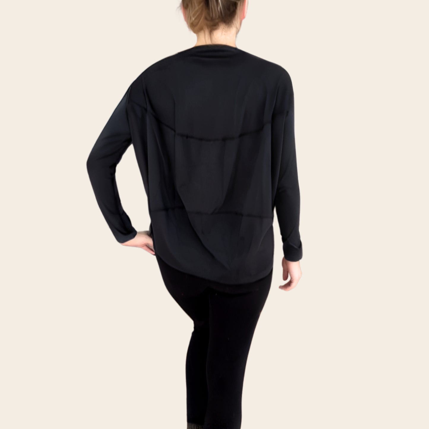 The Teton, Ultra Lightweight UPF 50+ Long-sleeve shirt in Black