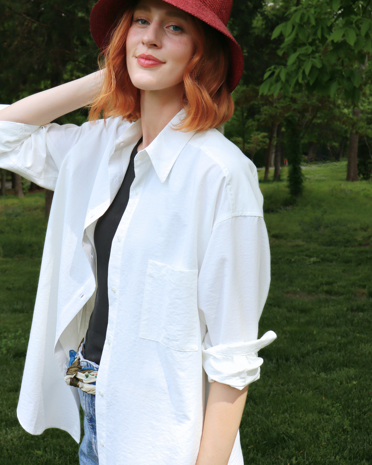 The Maro, UPF 50+ Cotton-feel Oversized Sun Protective Shirt | Some Sun