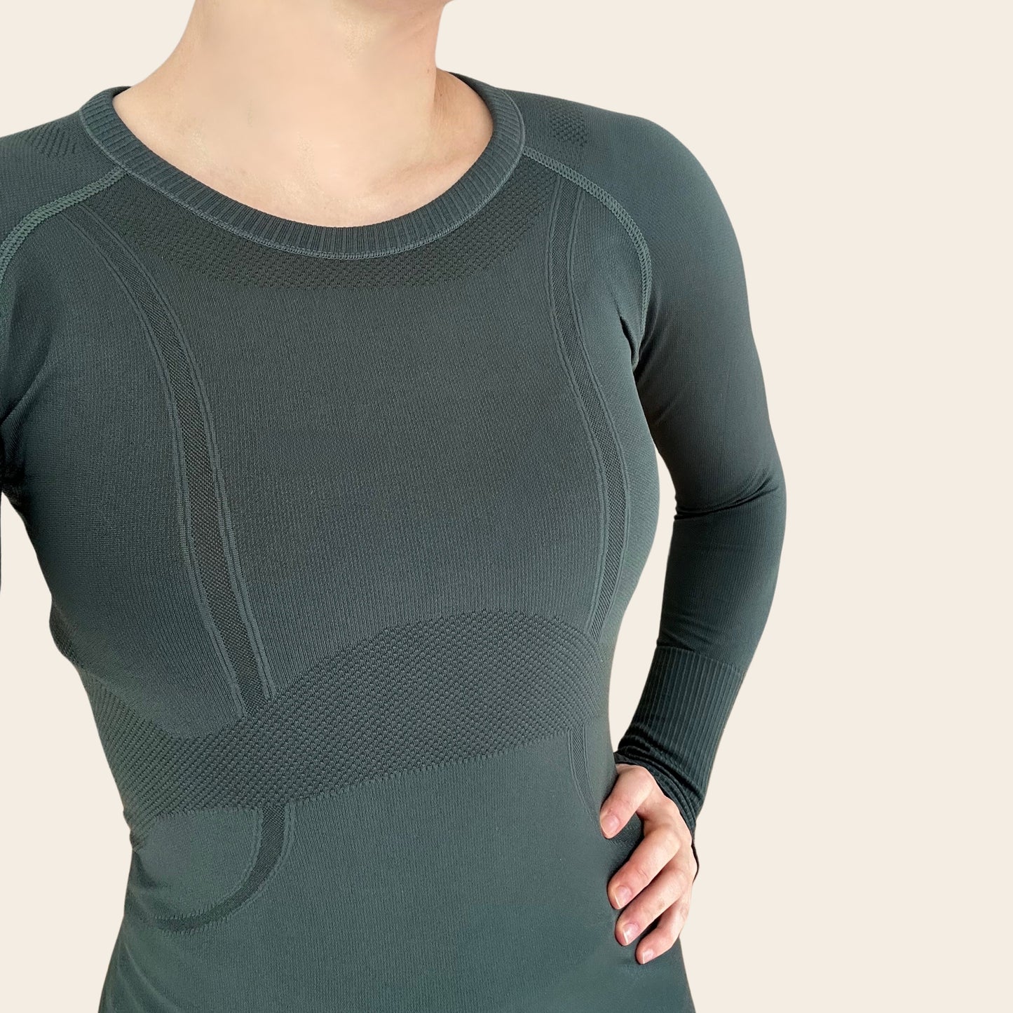 The Sedona, Long-sleeve Activewear UPF 50+ Shirt in Moss Green