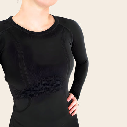 The Sedona, Long-sleeve Activewear UPF 50+ Shirt in Coal