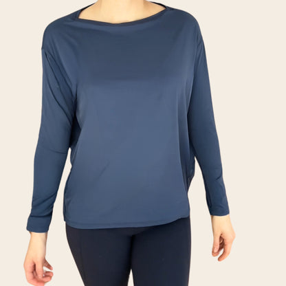 The Teton, Ultra Lightweight UPF 50+ Long-sleeve shirt in Navy Blue