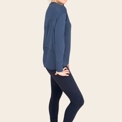 The Teton, Ultra Lightweight UPF 50+ Long-sleeve shirt in Navy Blue