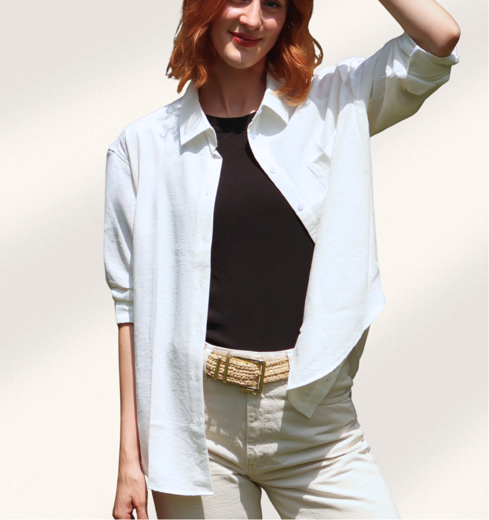 Chic sun protection shirt for women