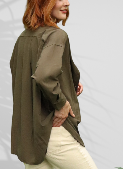 UPF 50+ Button Down Shirt for Women