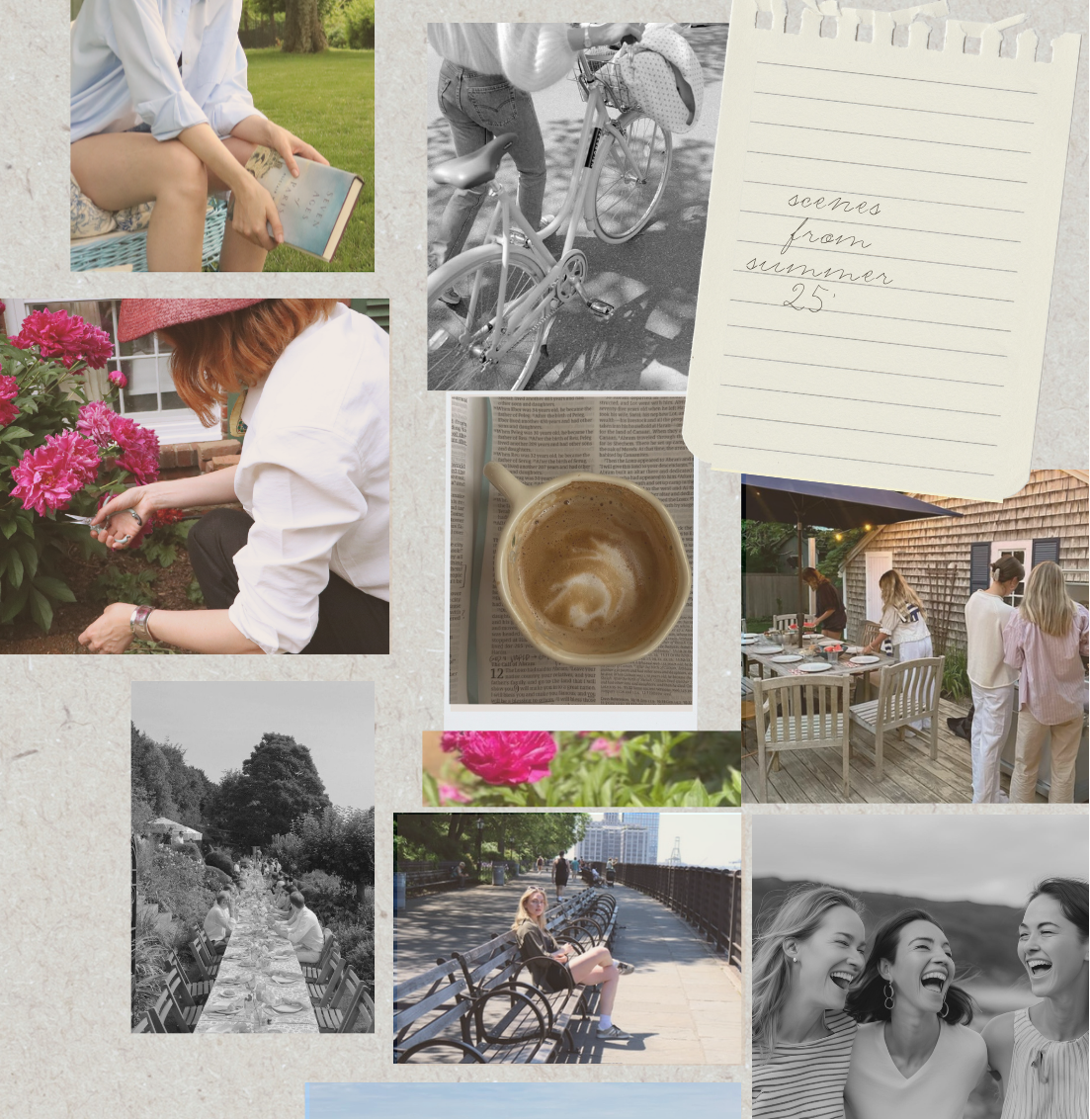 Collage of UPF 50+ sun protection clothing